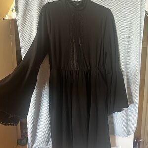 Torrid Black Lace Detail Top